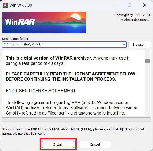 Download WinRAR Terbaru